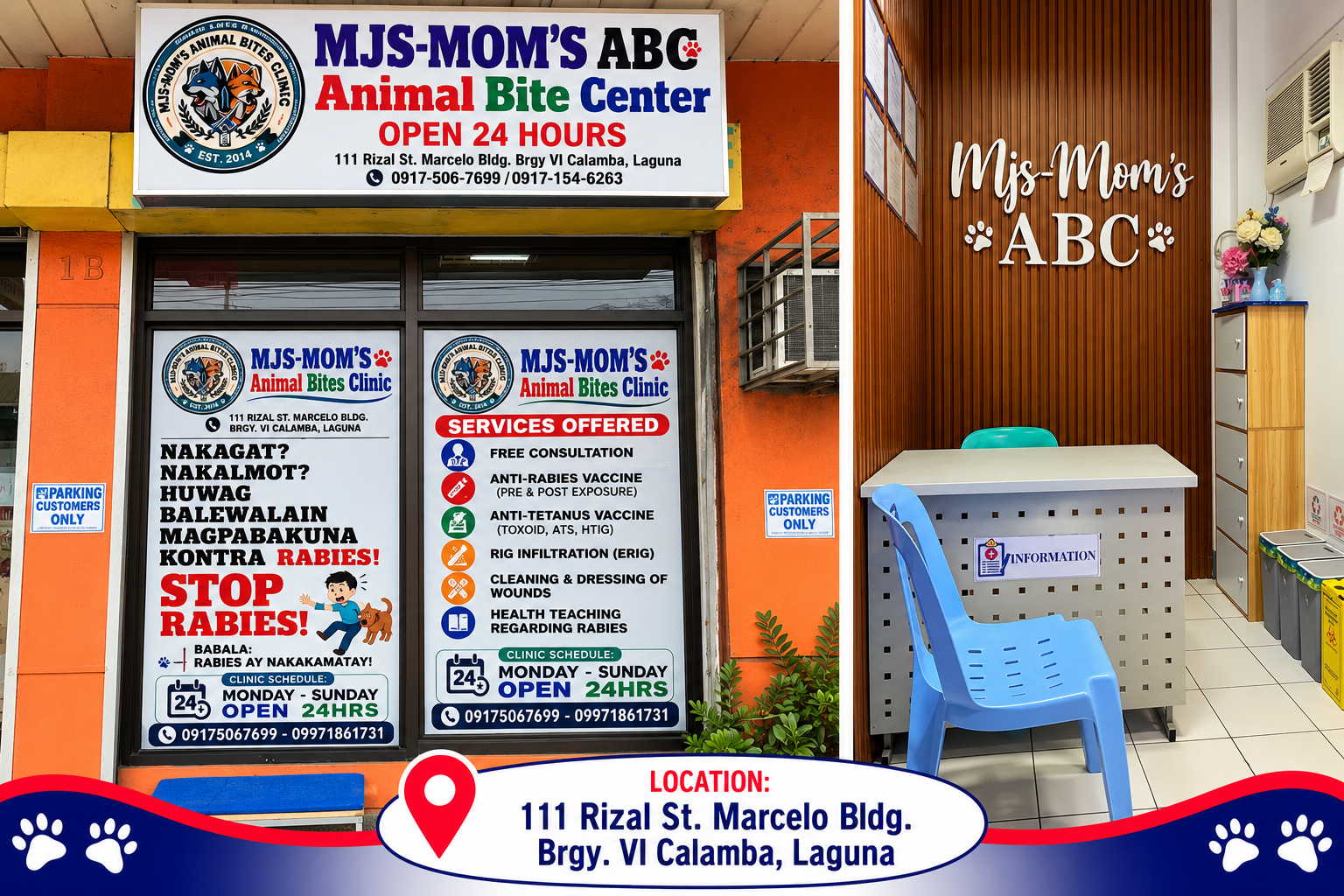 Calamba City Branch clinic interior